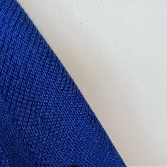 Diane von Furstenberg Cobalt Blue Cashmere Blend Sweater - Picture 7 of 8